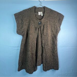 🖤 Bobbie Brooks Knit Button-Front Cardigan Vest